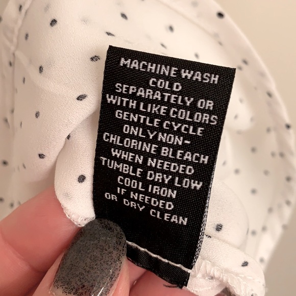 Premise 🖤 White Polka dot Blouse - Picture 5 of 11